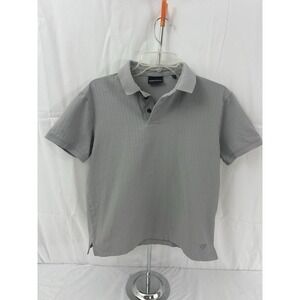 Emporio Armani Men's Gray Polo Size M